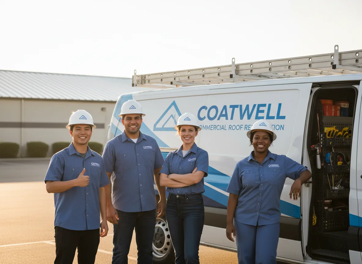 Commercial roof coating company in Shelly, MN